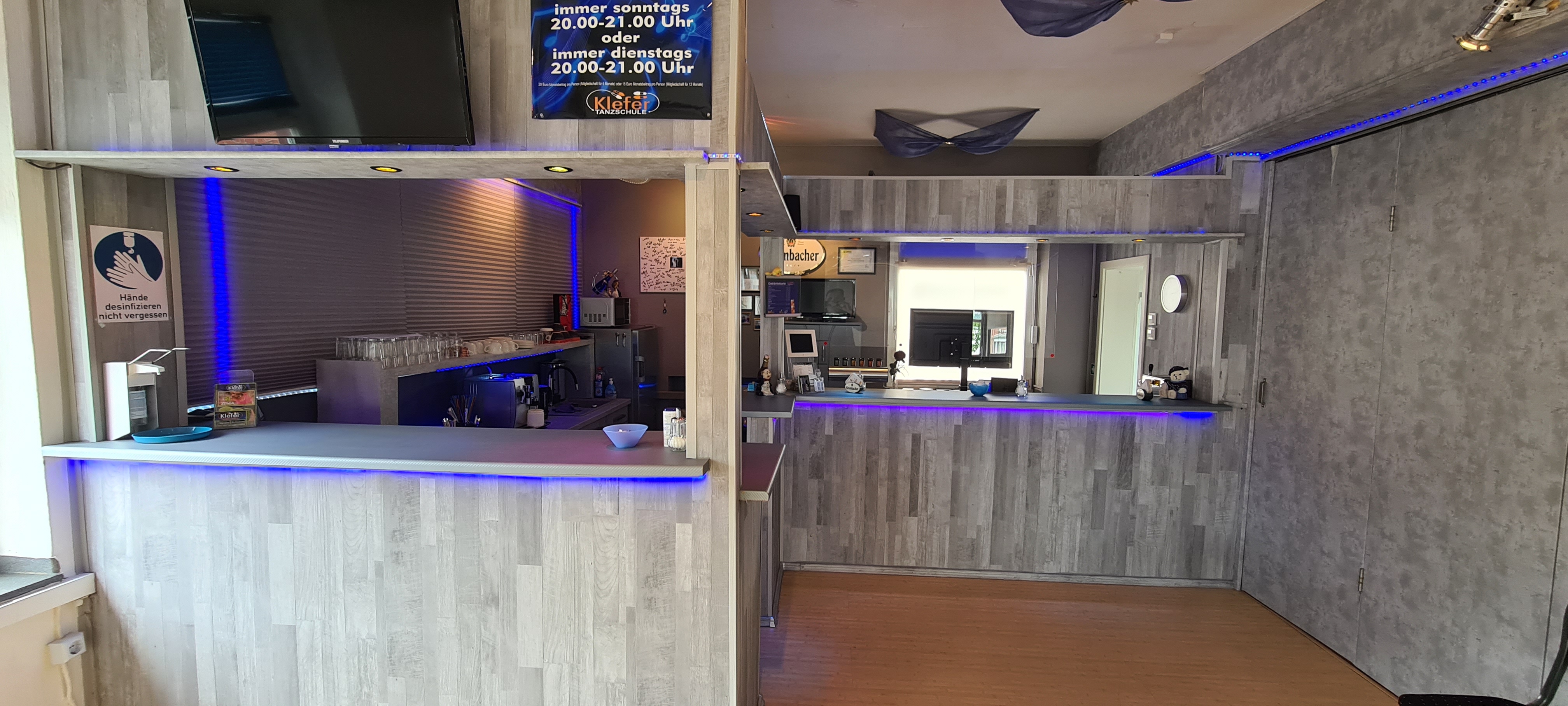 3 Tanzsaele auf mehr als 500qm